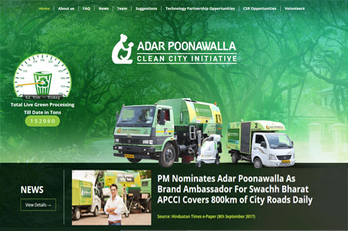 Adar Poonawalla Clean City Initiative